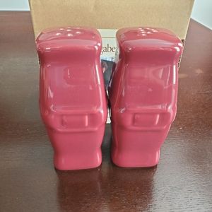 Longaberger Pottery Salt And Pepper Shakers